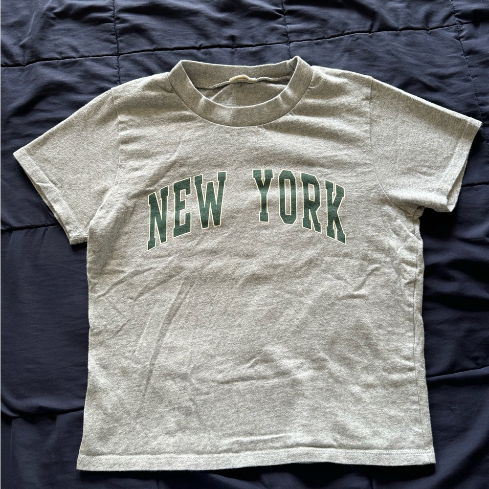 Brandy Melville Green New York Top